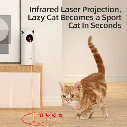 Interactive LED Cat Laser Toy – Automatic Fun
